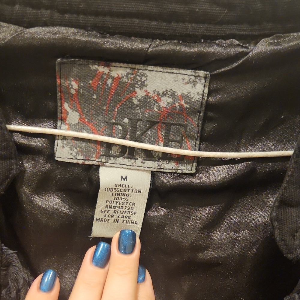 BKE Black Blazer with Red Patterned Accents - Picture 7 of 13
